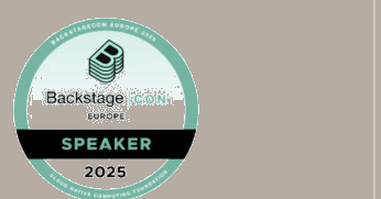 Speaker, BackstageCon Europe 2025
