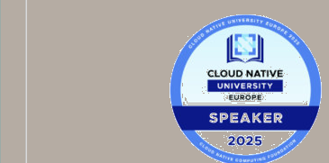 Speaker, Cloud Native University Europe 2025