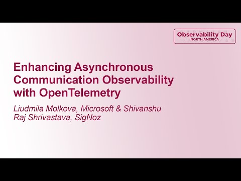Asynchronous communication and OpenTelemetry