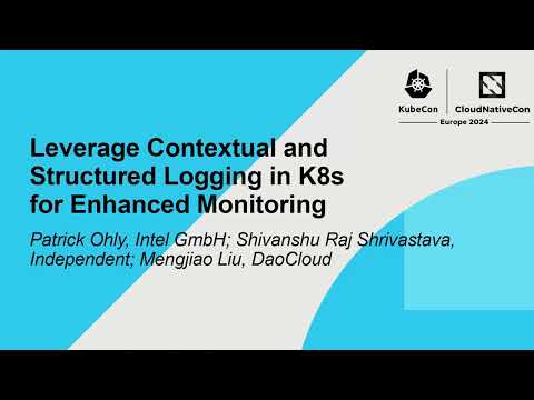 Contextual and structured logging